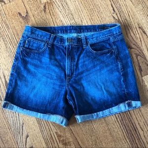Calvin Klein cuffed jean shorts